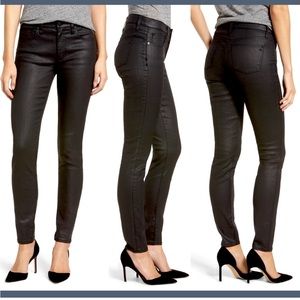 Madewell 10” high rise skinny jean in black